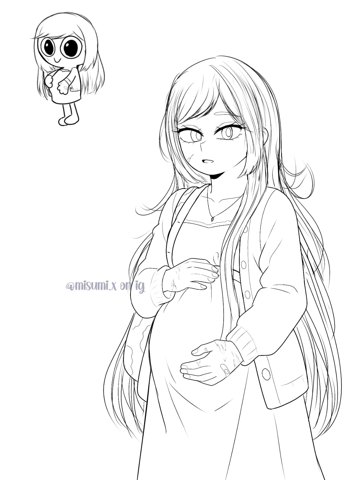 Custom lineart commission
